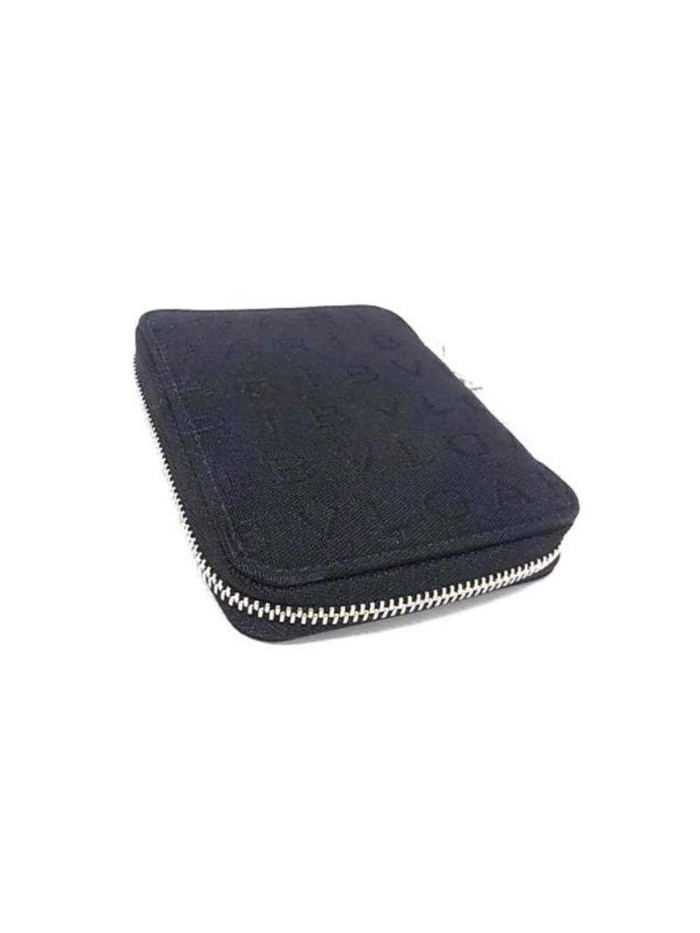 Bvlgari Logo Mania Nylon Canvas Notebook Cover Schedule Book Black Agenda